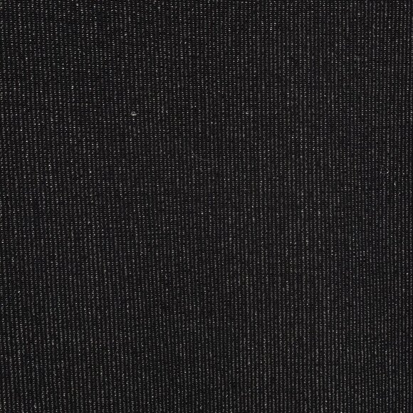 Sarah Pacini Black Metallic Knit Cap-Sleeve Tunic - Picture 6 of 8